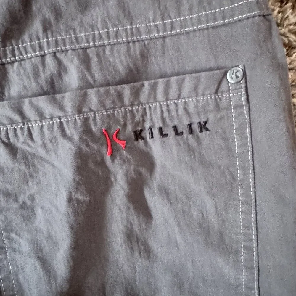Killik Pants Mens 34x32 Hiking Articulated Knee Gorpcore Utility Grey